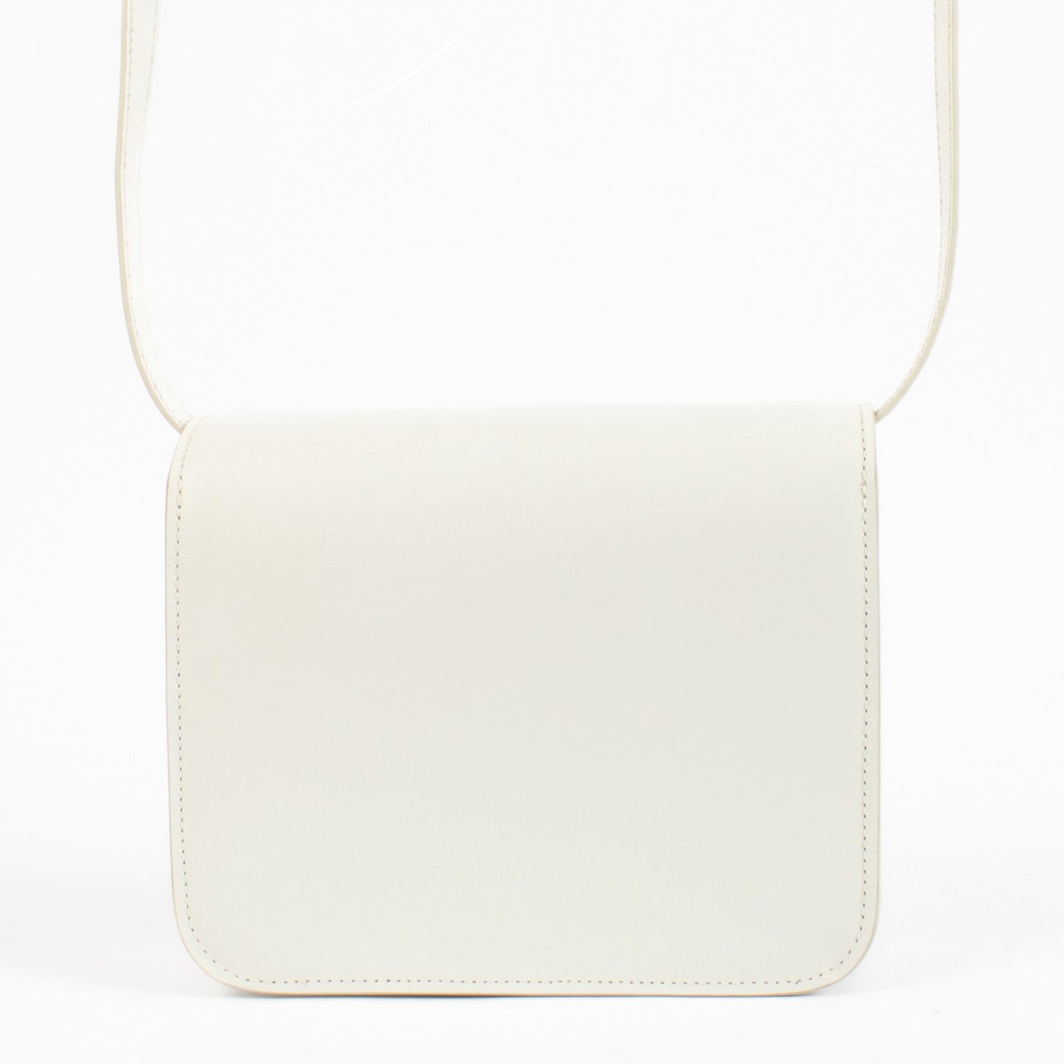 Celine White Shiny Calfskin Teen Classic Bag ○ Labellov ○ Buy