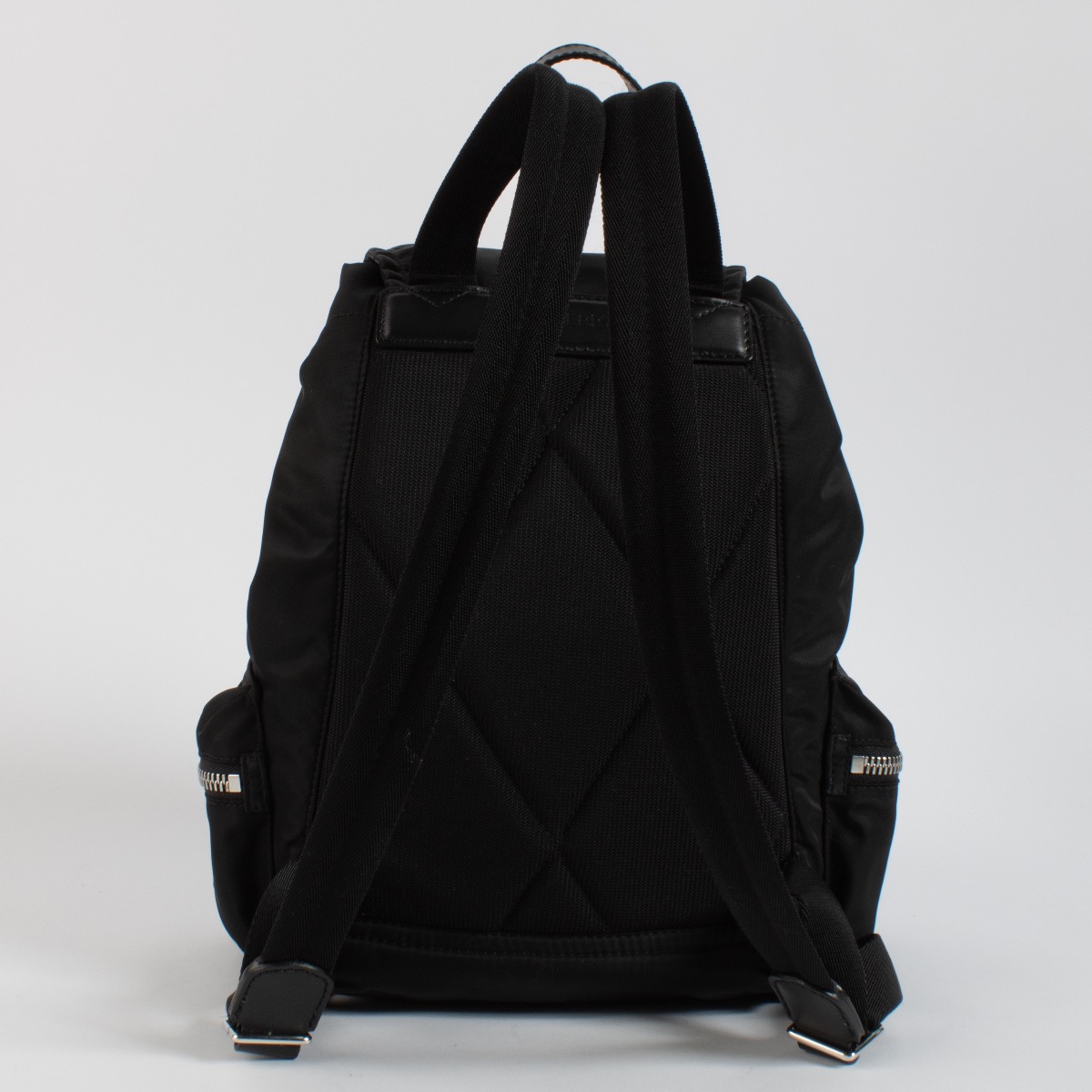 【希少】BURBERRY FRAGRANCE リュック ナイロン 黒 1233 ll15352_burberry_black_backpac