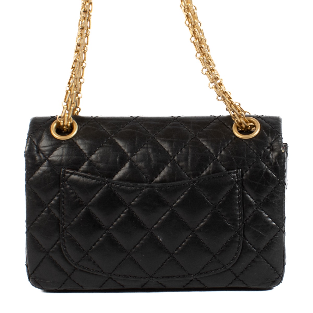 その他 CHANEL SUPER COLLECTION 2005 CHANEL Black 225 2005 Reissue 2.55 Quilted Leather Shoulder