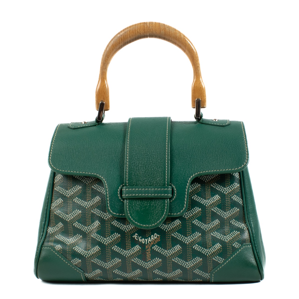 Goyard Green Saïgon Souple Mini Bag ○ Labellov ○ Buy and Sell