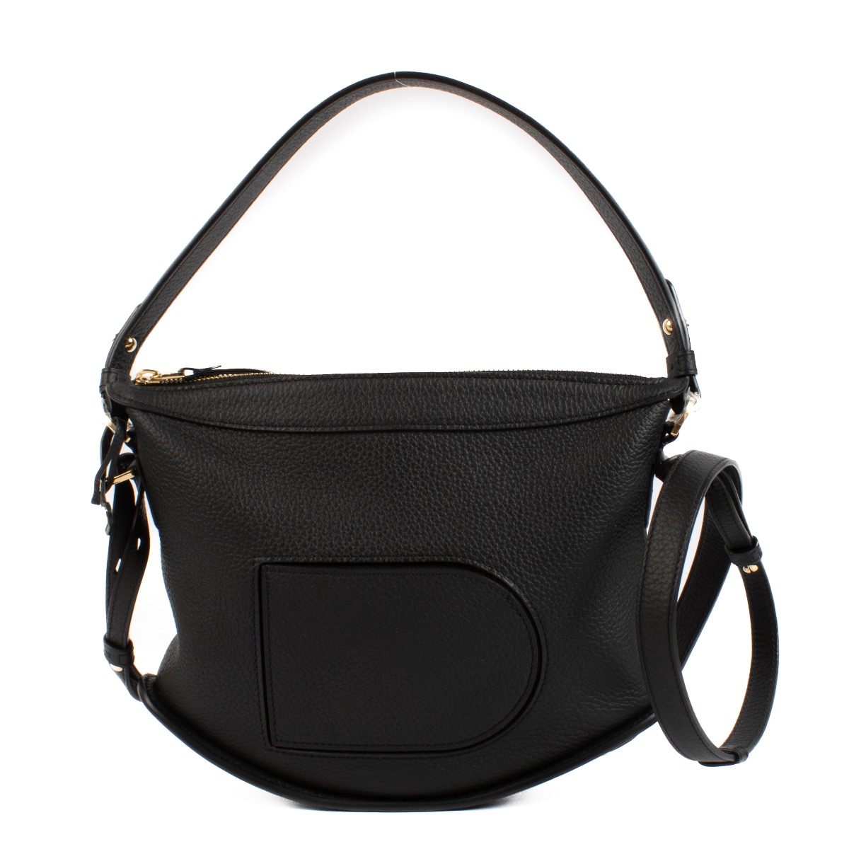【DELVAUX直営店】Pin Swing XL Taurillon Soft Pin Swing XL leather shoulder bag in brown - Delvaux | Mytheresa