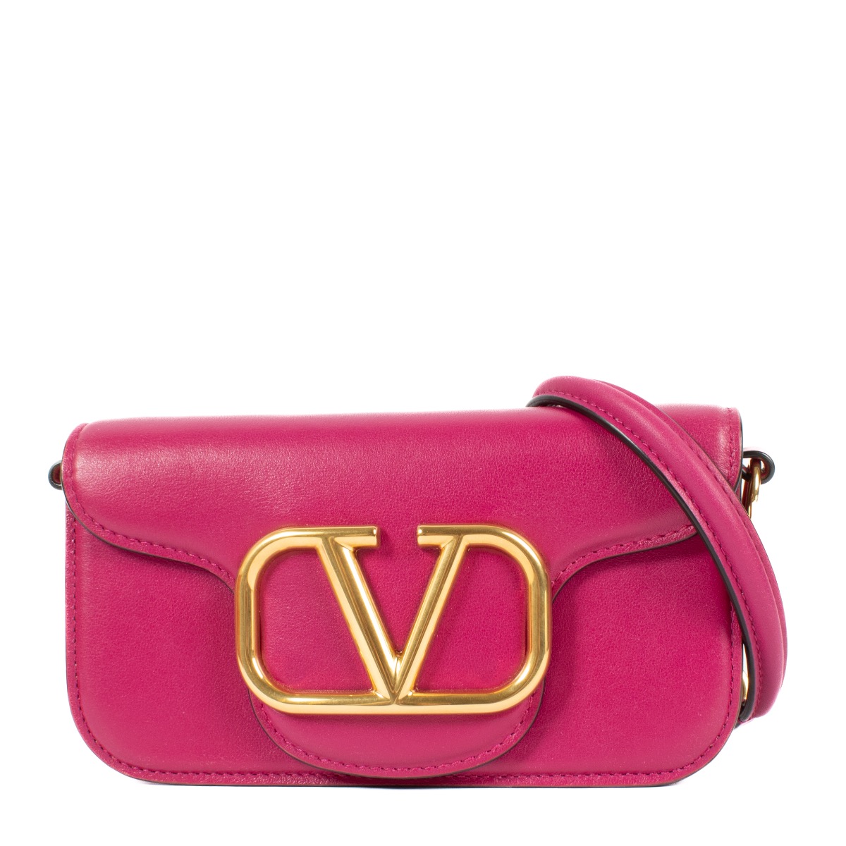 Valentino Garavani Rose Violet Small Loco Bag ○ Labellov
