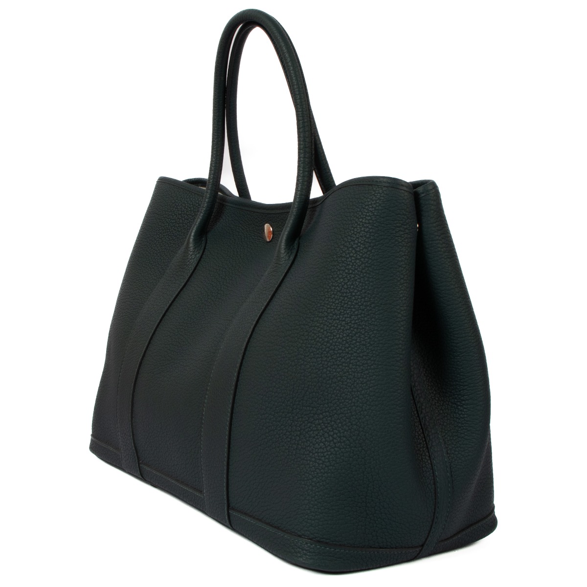 Hermes アンタンポレル 36 Hermès Garden Party 36 Vert Cyprès Negonda PHW ○ Labellov