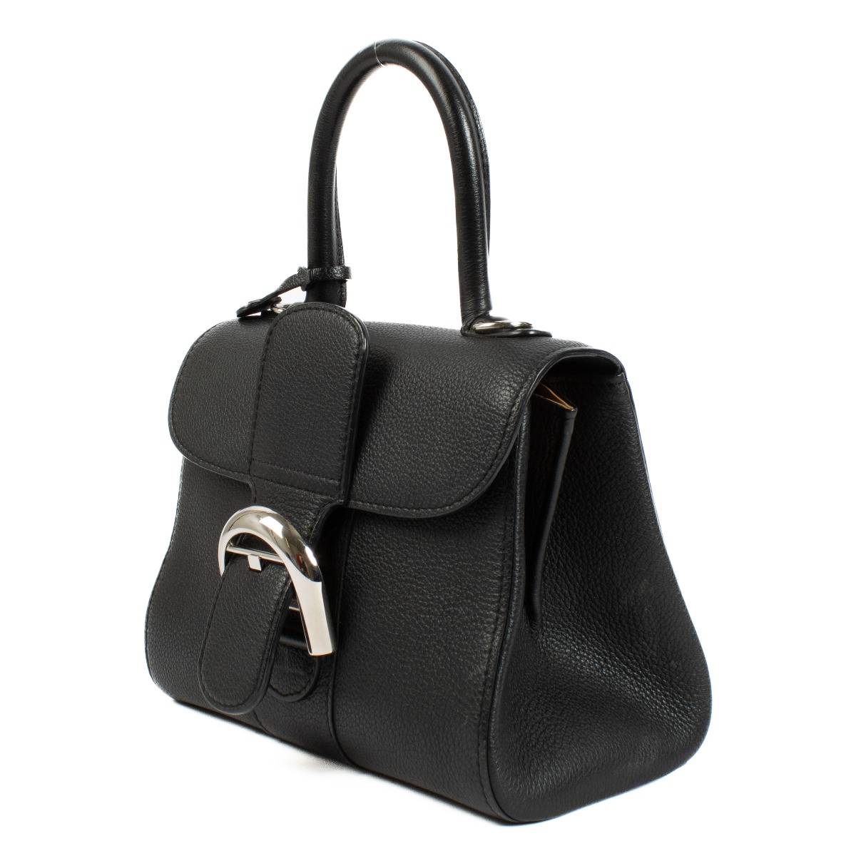 【関税込】DELVAUX★Brillant mini handbag box calf black Delvaux Black Sellier Brillant Mini ○ Labellov ○ Buy and