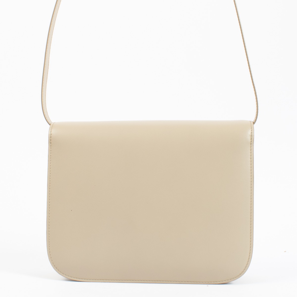 Celine Beige Calfskin Medium Classic Box Bag ○ Labellov ○ Buy