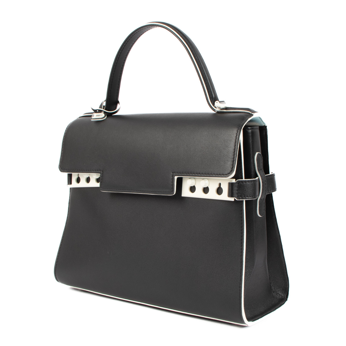 Delvaux Black Tempête MM Dans Les Nuages Bag ○ Labellov