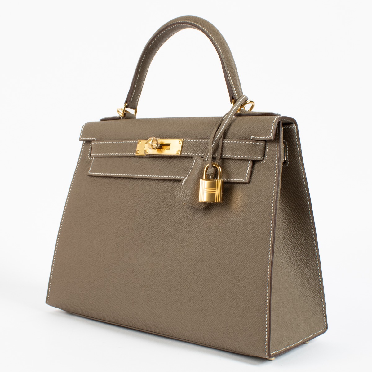 最終セール‼️HERMES 手袋　M エトゥープ Hermès Kelly 28 Etoupe Epsom GHW ○ Labellov ○ Buy and Sell