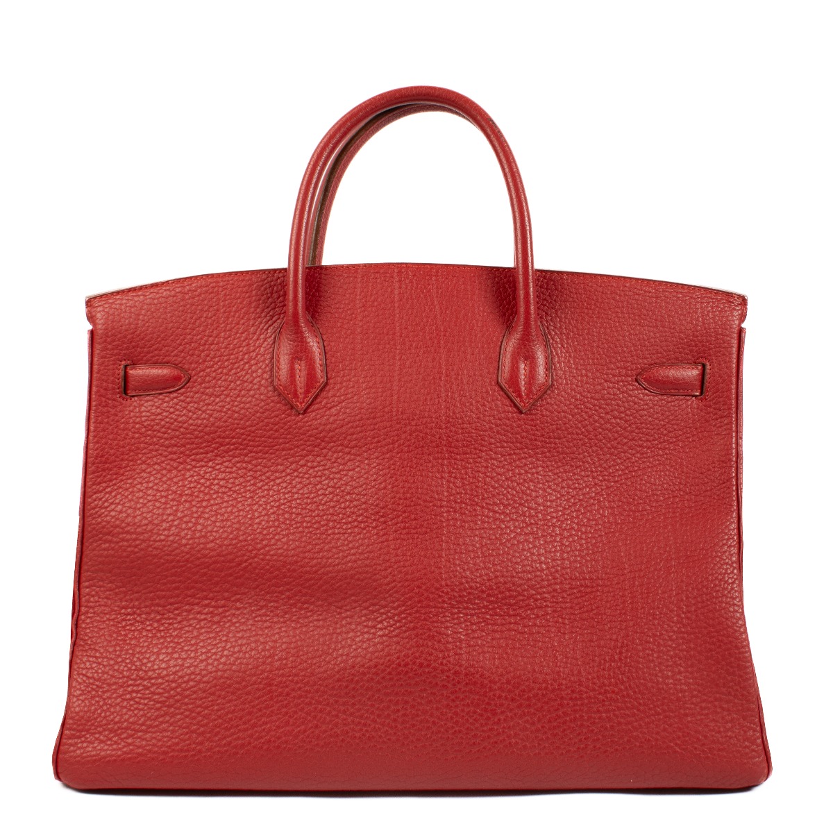 Hermès Birkin 40 Rouge Vif Fjord GHW ○ Labellov ○ Buy and