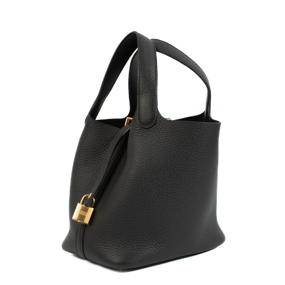 Hermès Picotin Lock 18 Black Clemence GHW ○ Labellov ○ Buy
