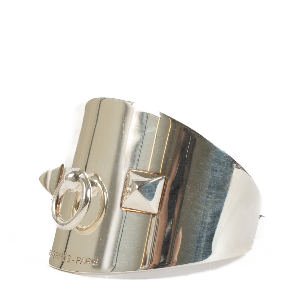 『5年保証』 Hermès Size - Bracelet Rock Chien de Collier Silver Sterling アクセサリー
