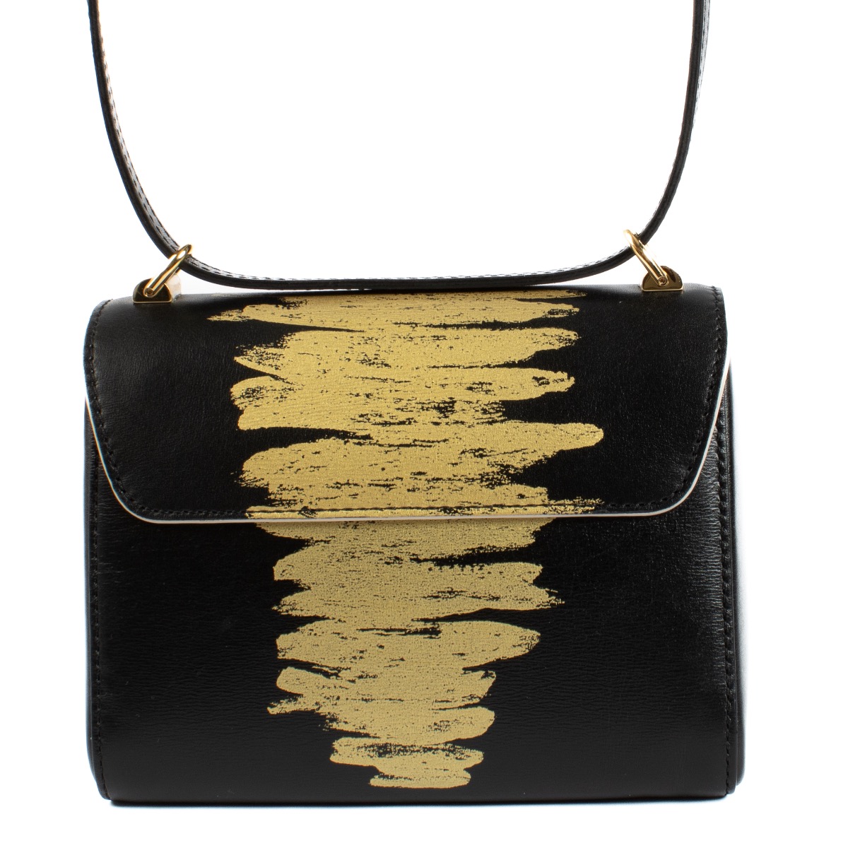 Louis Vuitton Black/Light Gold Twist PM Bag ○ Labellov