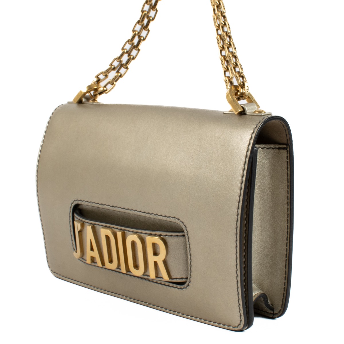 Christian Dior Pale Gold J'Adior Shoulder Bag ○ Labellov
