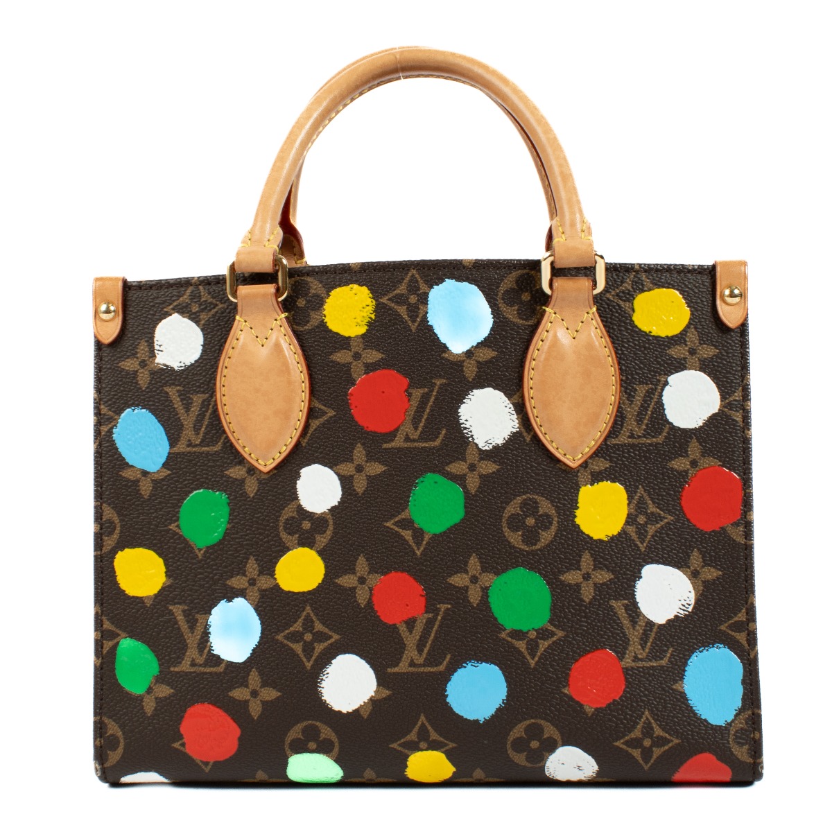 素敵でユニークな Louis Bag PM OnTheGo Monogram Kusama Yayoi x Vuitton ショルダーバッグ