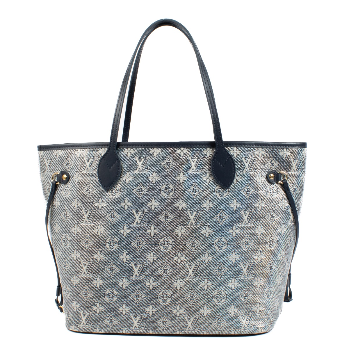 Louis Vuitton Blue Denim Monogram Jacquard Neverfull MM