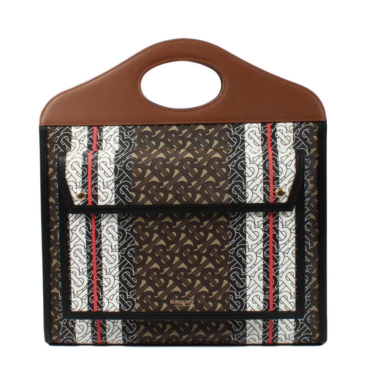 【関税&送料込】Burberry Pocket Min Handbag Ini Coated Canva ll16611_burberry_monogram_top_