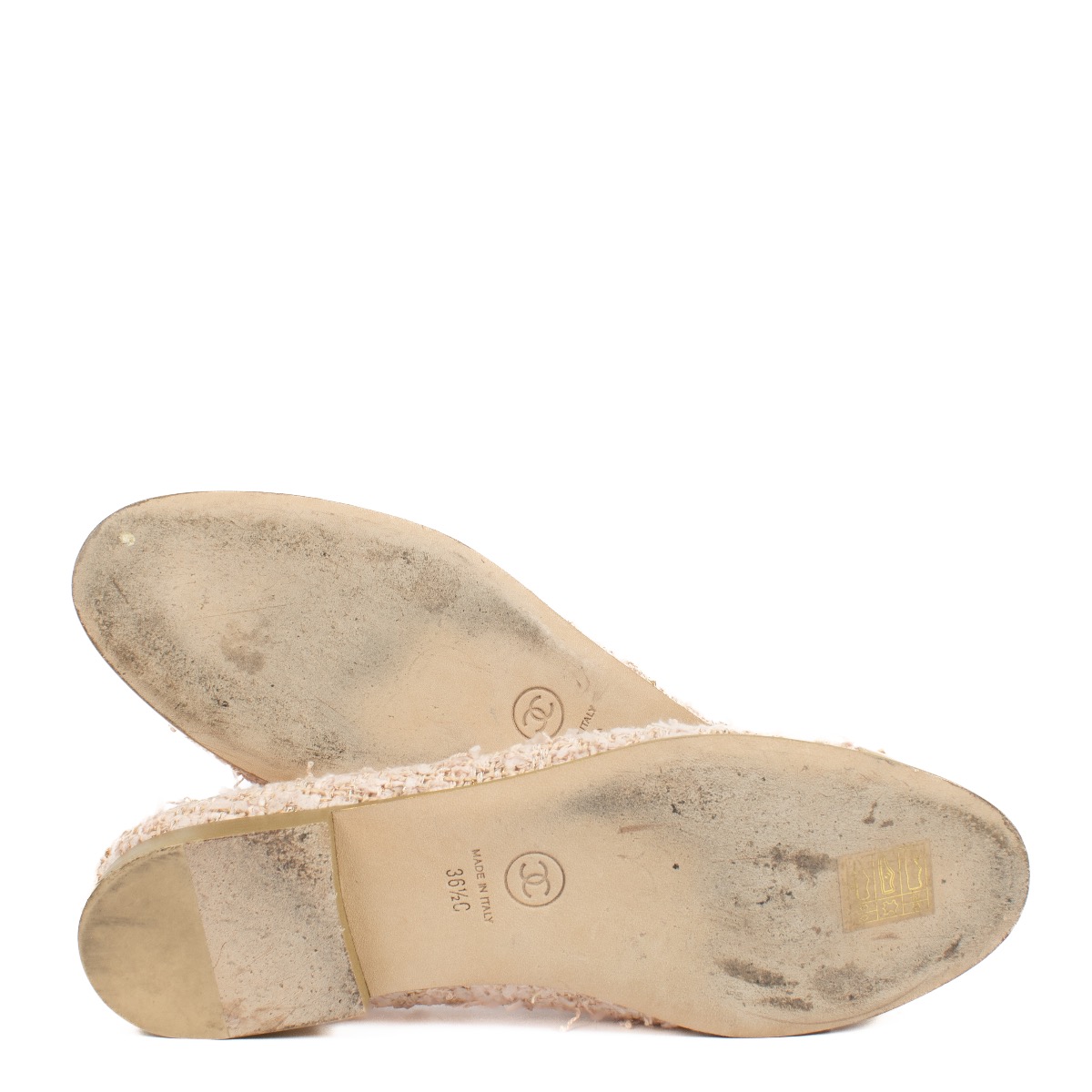 行列のできるレビュー商品、集めました。高評価アイテム Chanel Gold Ballerinas ○ Labellov ○ Buy and Sell Authentic 靴
