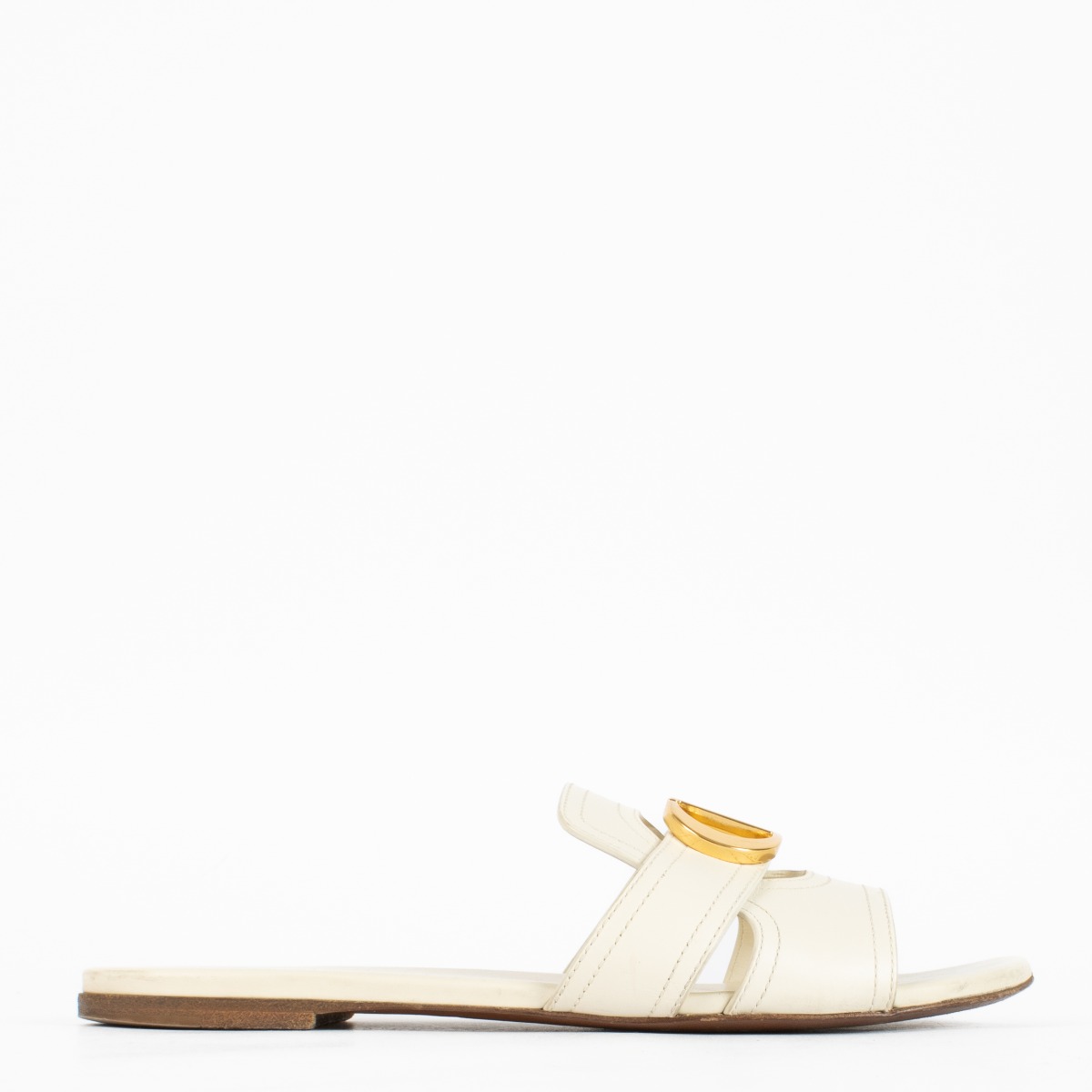 Christian Dior White Sandals - Size 37 1/2 ○ Labellov ○ Buy and