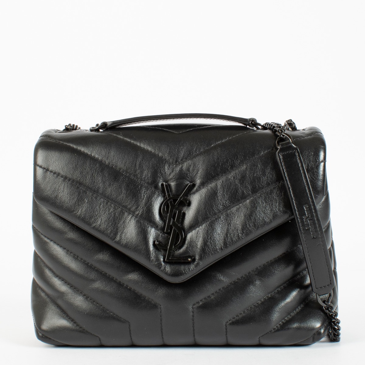 Saint Laurent Black Loulou Crossbody ○ Labellov ○ Buy and