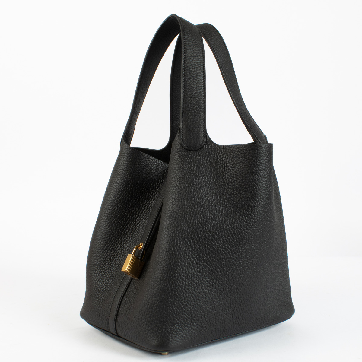 Hermès Picotin Lock 22 Black Clemence GHW ○ Labellov ○ Buy and