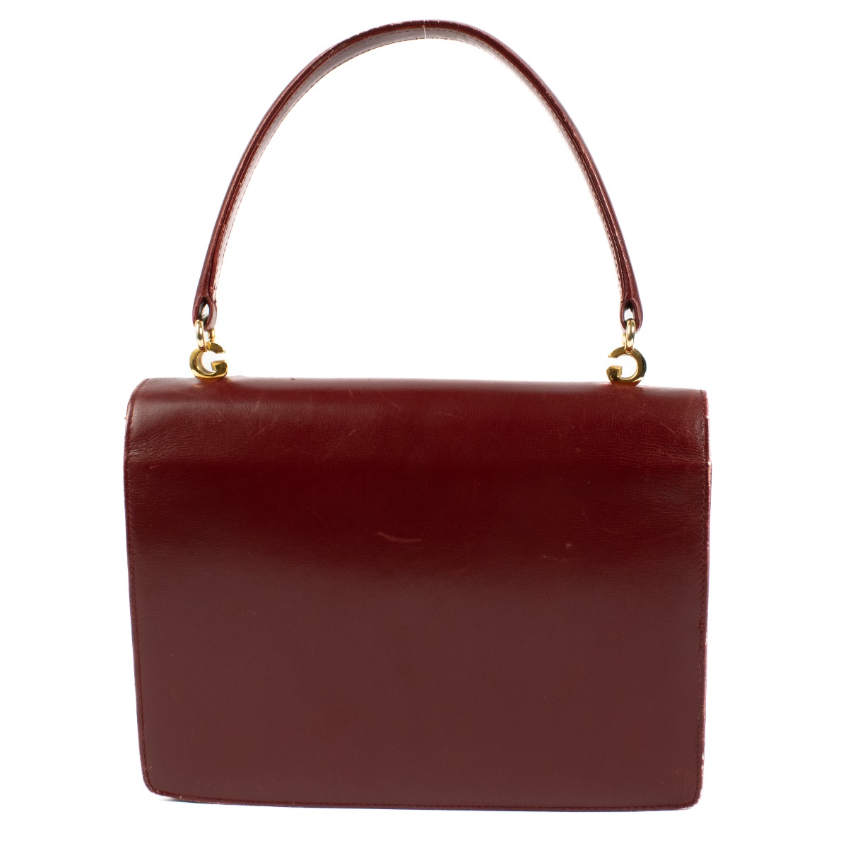 ハンドバッグ Gucci Burgundy Leather Small Handbag Gucci Burgundy Handbag NEW - J'adore Fashion Boutique
