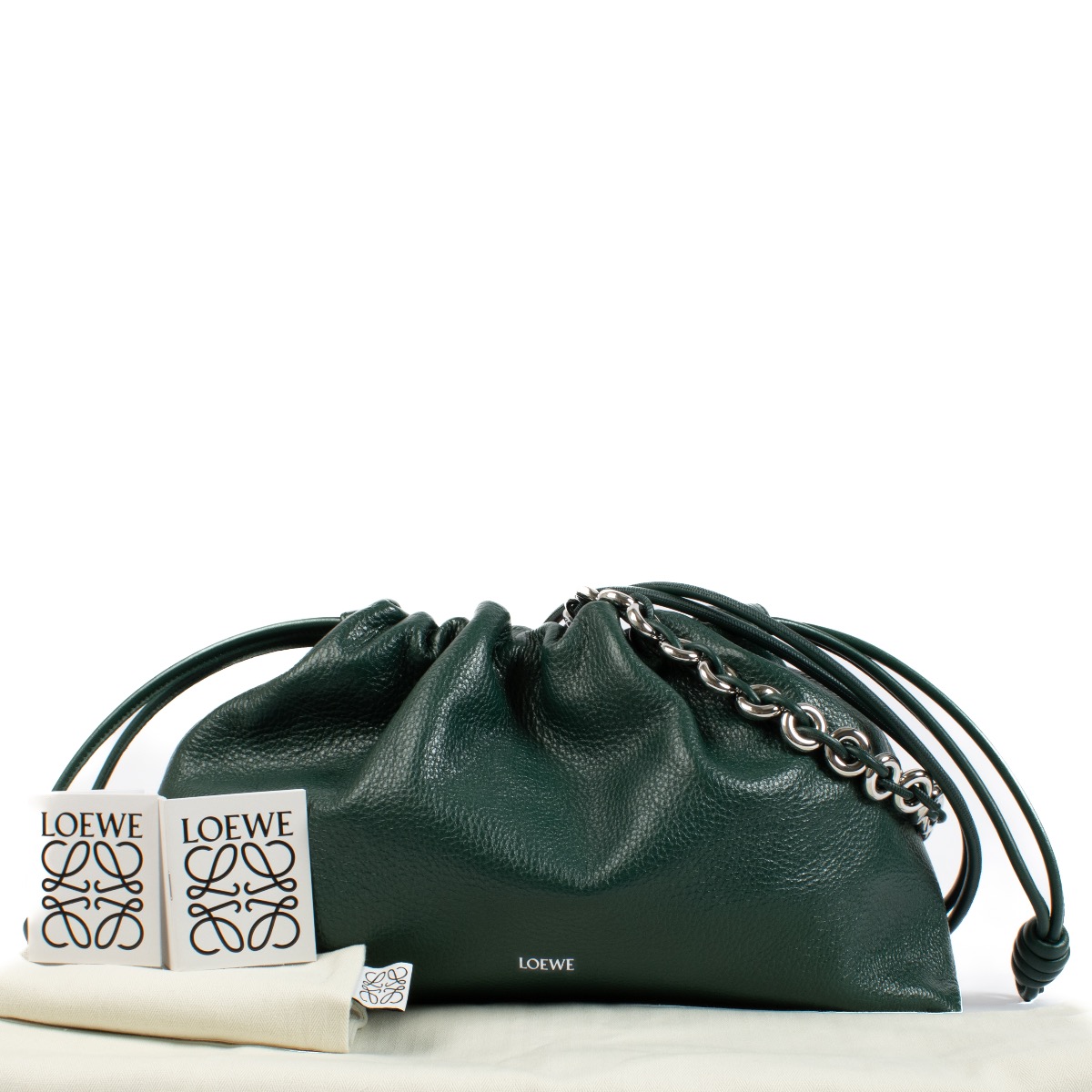 ll17433_loewe_green_leather_sh
