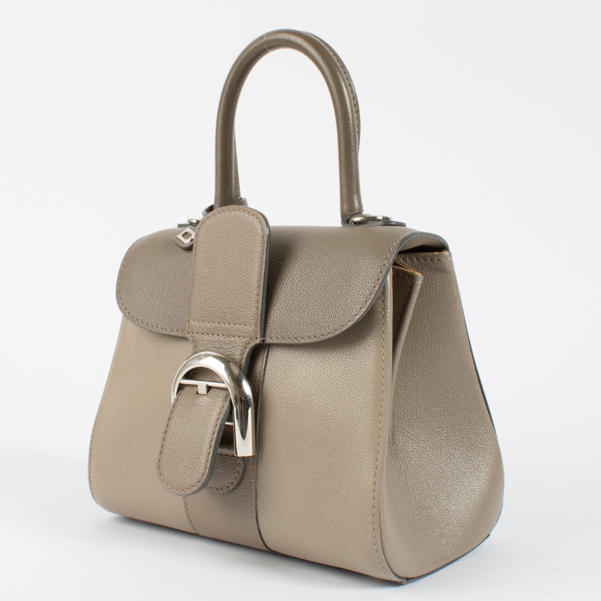Delvaux Tourterelle Camaïeux Rodeo Calf Brillant Mini
