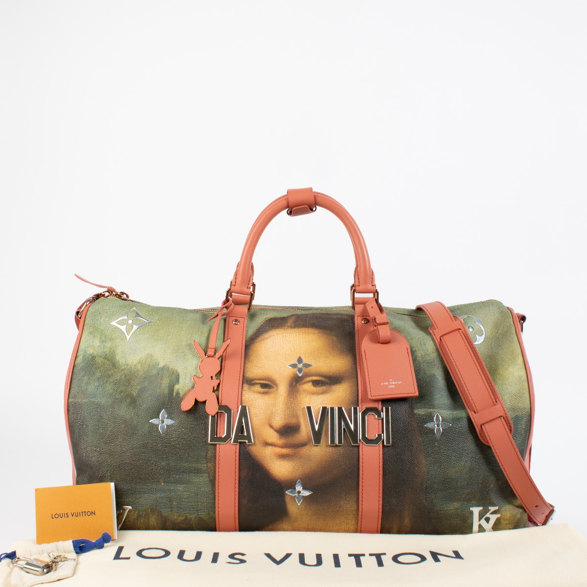 Louis Vuitton Masters x Jeff Koons Da Vinci Mona Lisa Keepall
