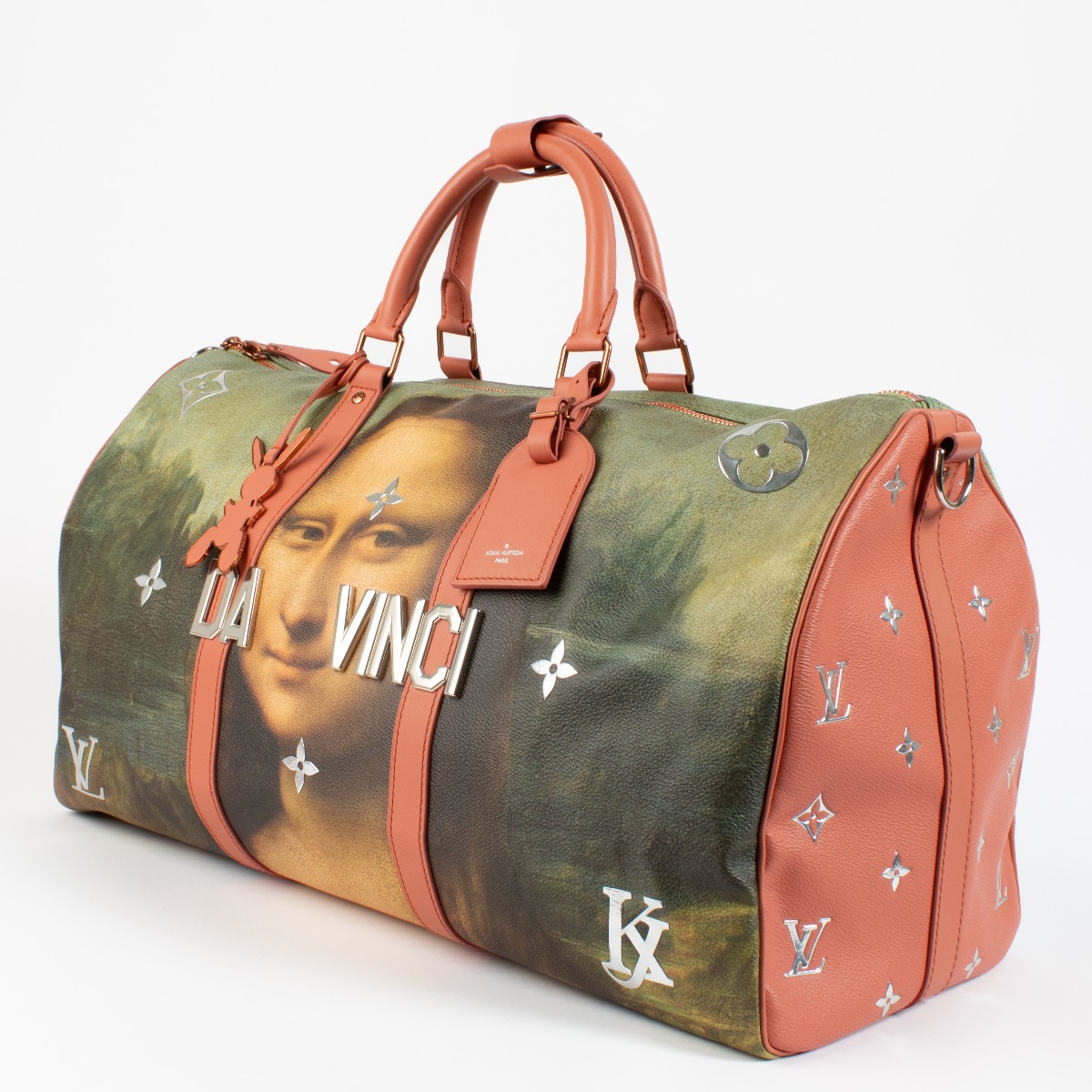 Louis Vuitton Masters x Jeff Koons Da Vinci Mona Lisa Keepall