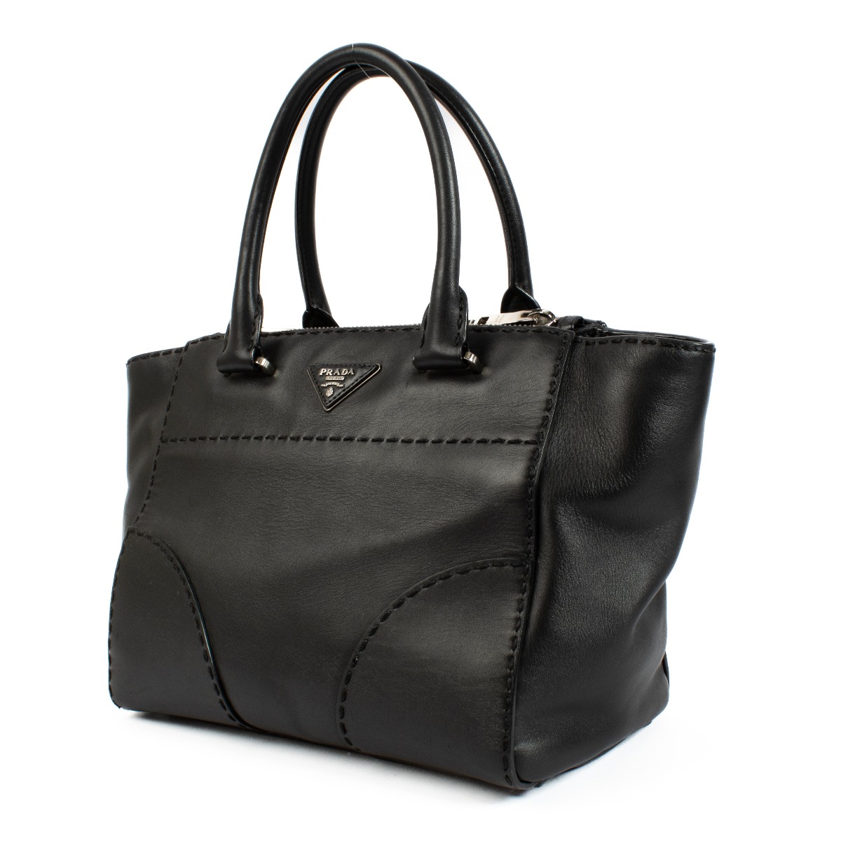 PRADA プラダ 厚底スニーカー 三角ロゴ ブラック 新品未使用 35