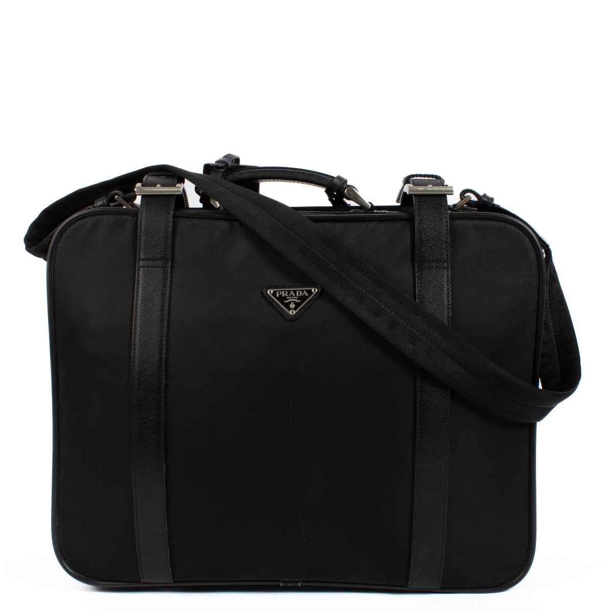 Prada Black Nylon Travel Bag ○ Labellov ○ Buy and Sell