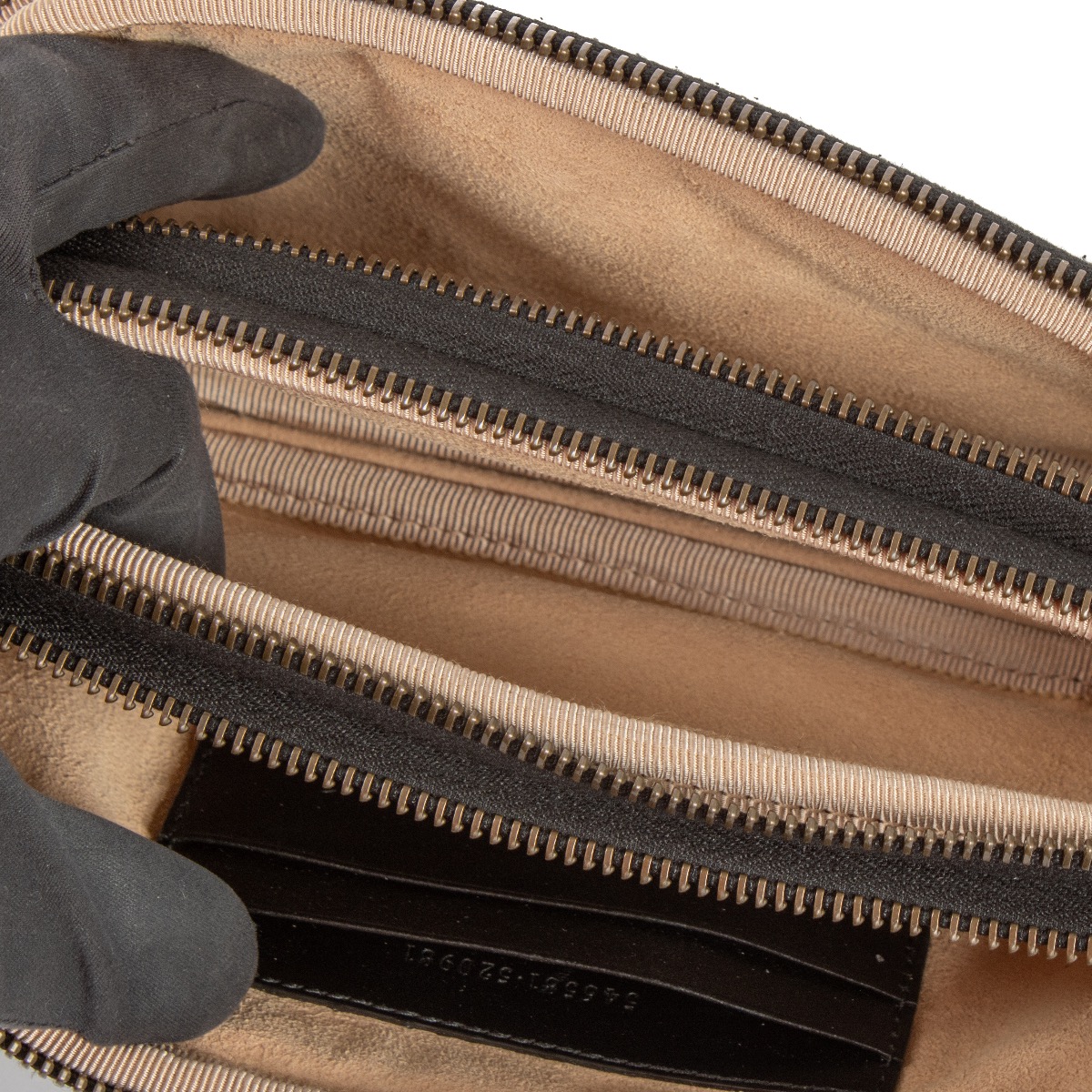 Gucci Black GG Marmont Triple Zip Crossbody Bag ○ Labellov ○ Buy