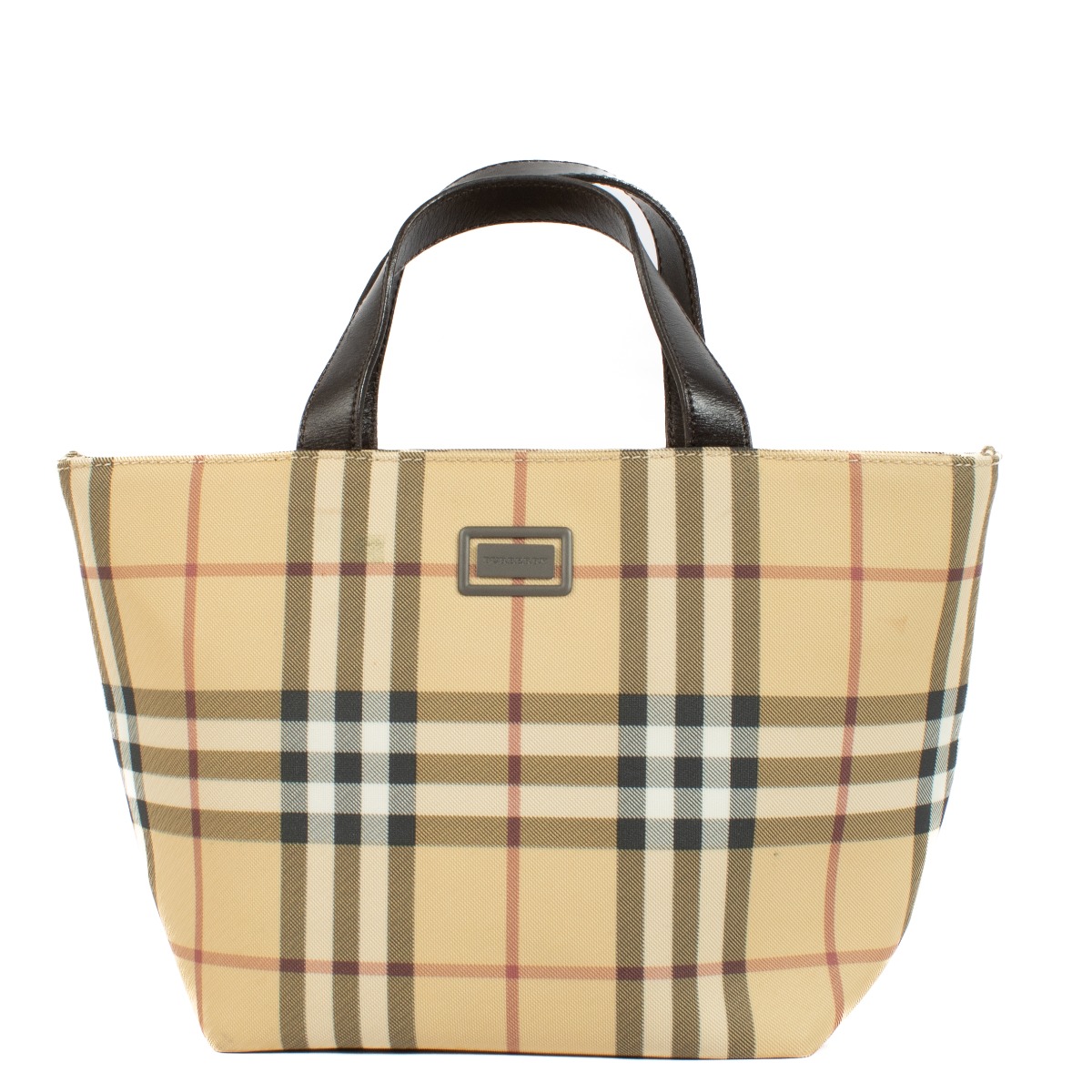 Burberry Check Top Handle Bag ○ Labellov ○ Buy and Sell