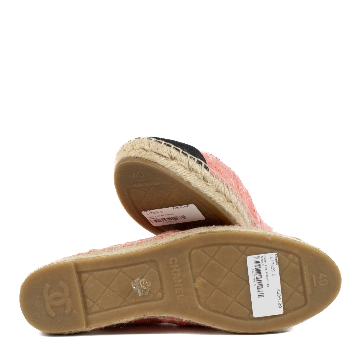 その他 CHANEL Chanel Pink Espadrilles - Size 40 ○ Labellov ○ Buy and