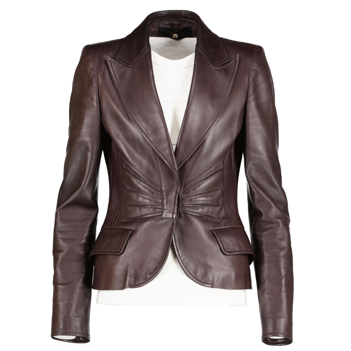 大人の上質  Size - Jacket Leather Burgundy Gucci 40 Buy ○ Labellov ○ ジャケット・アウター