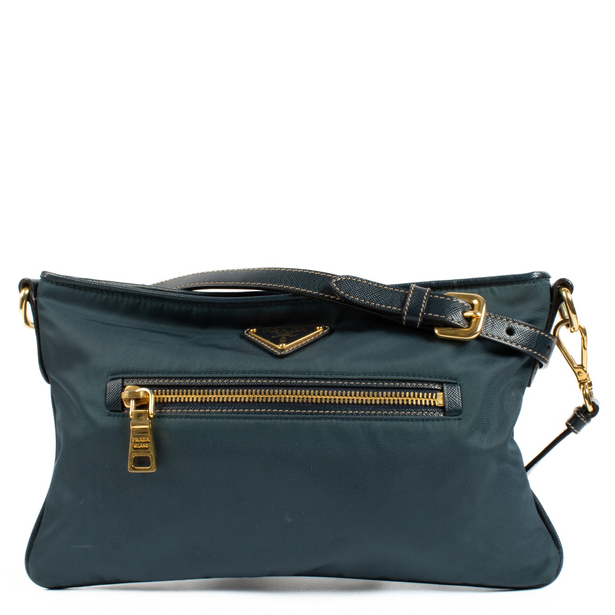 PRADA らロイヤルブルー ナイロンバッグ