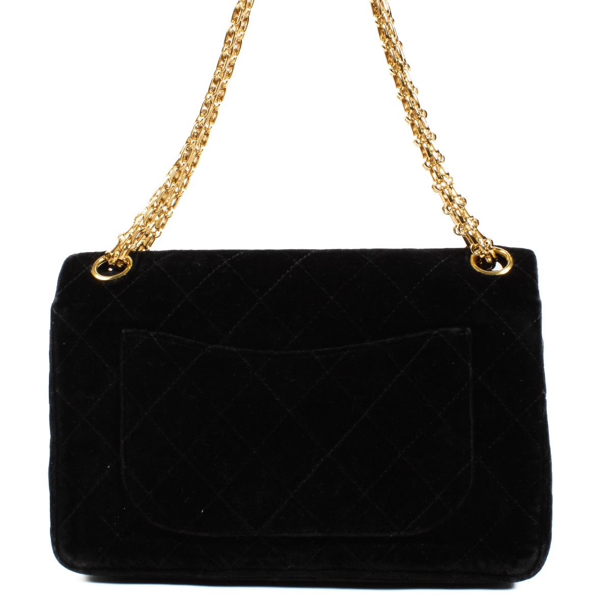 Chanel Vintage Black Velvet Mini 2.55 Bag ○ Labellov ○ Buy