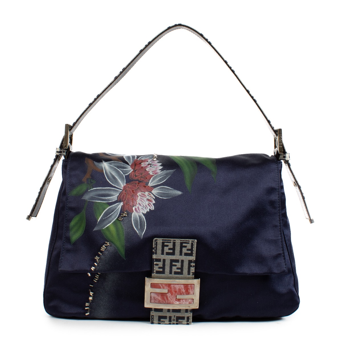 ショルダーバッグ・ポシェット Fendi Mamma Baguette Small Leather Crossbody Bag Mamma Baguette Small Leather Black | Fendi