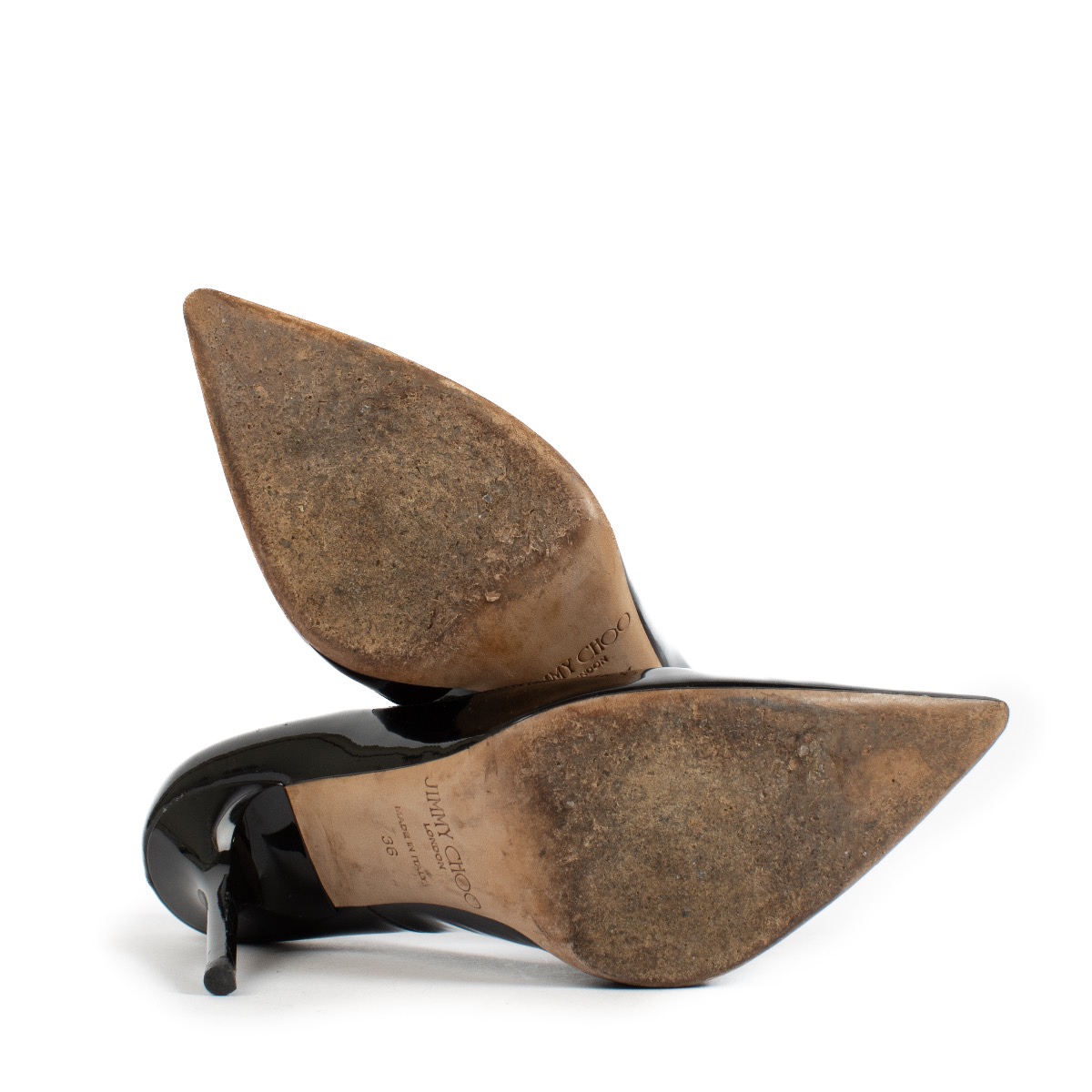 未使用 JIMMY CHOO 35 ブラックスエード JIMMY CHOO black and grey glitter suede trainers | Size 40