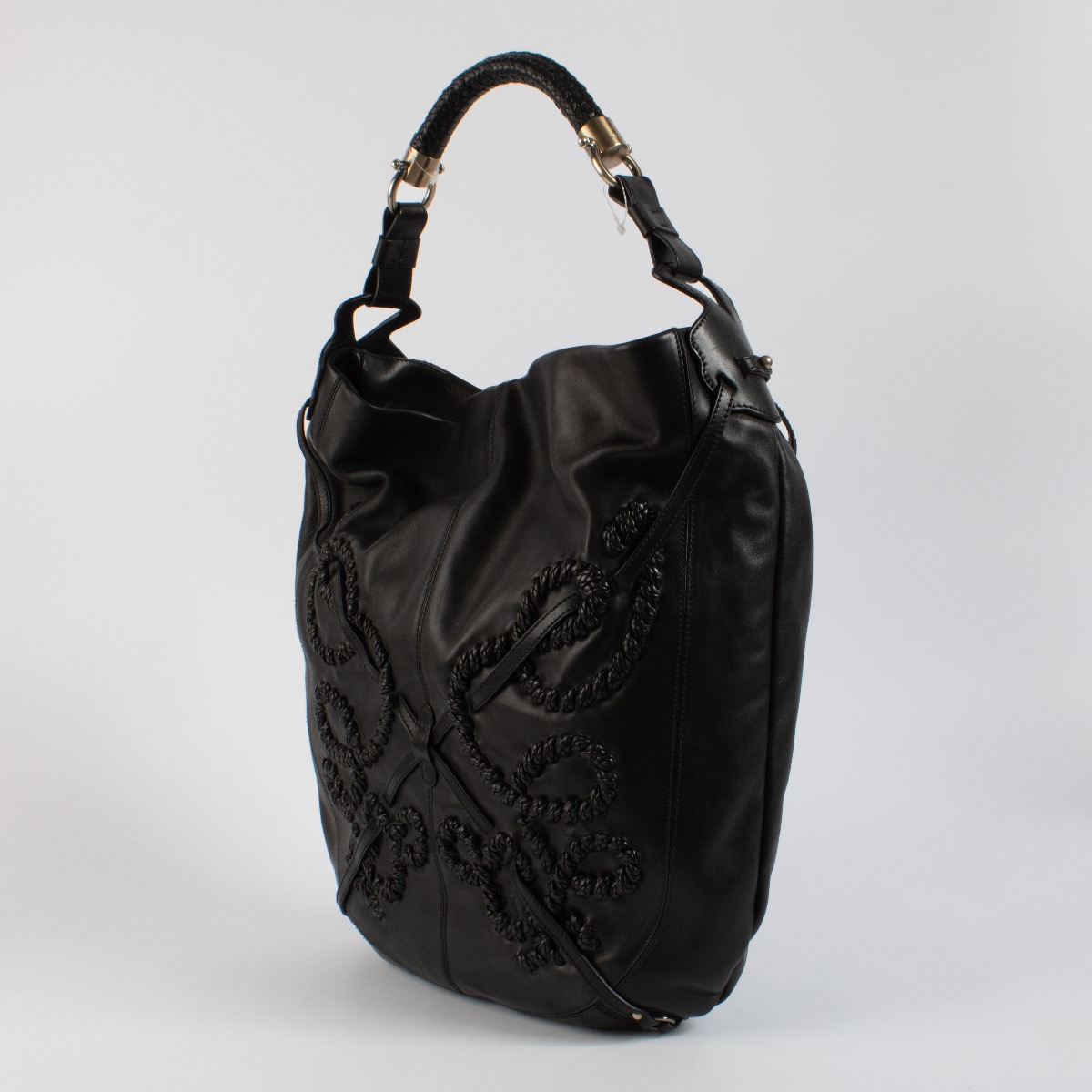Ferragamo Black Large Hobo Bag ○ Labellov ○ Buy and Sell