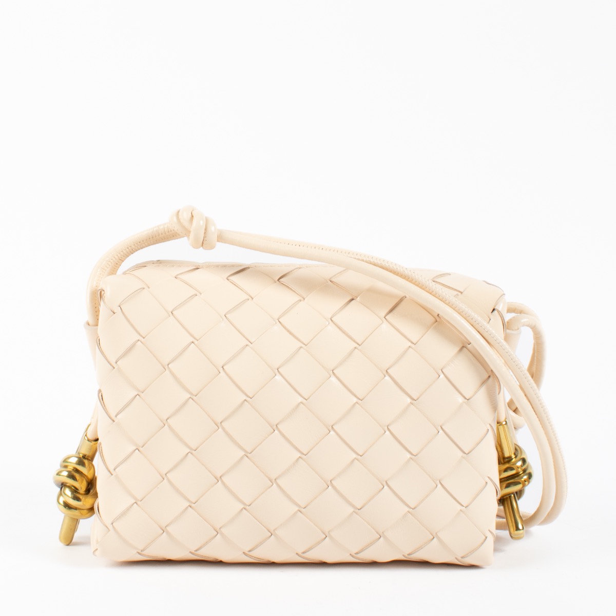 Bottega Veneta Bone Mini Loop Metal Knots ○ Labellov ○ Buy