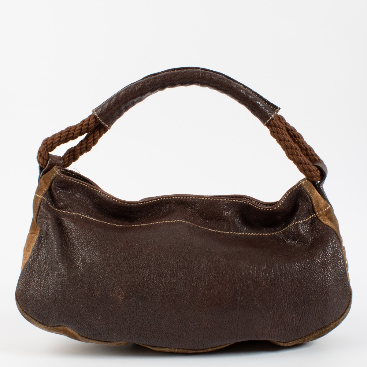 Fendi Brown Leather Hobo Bag ○ Labellov ○ Buy and Sell