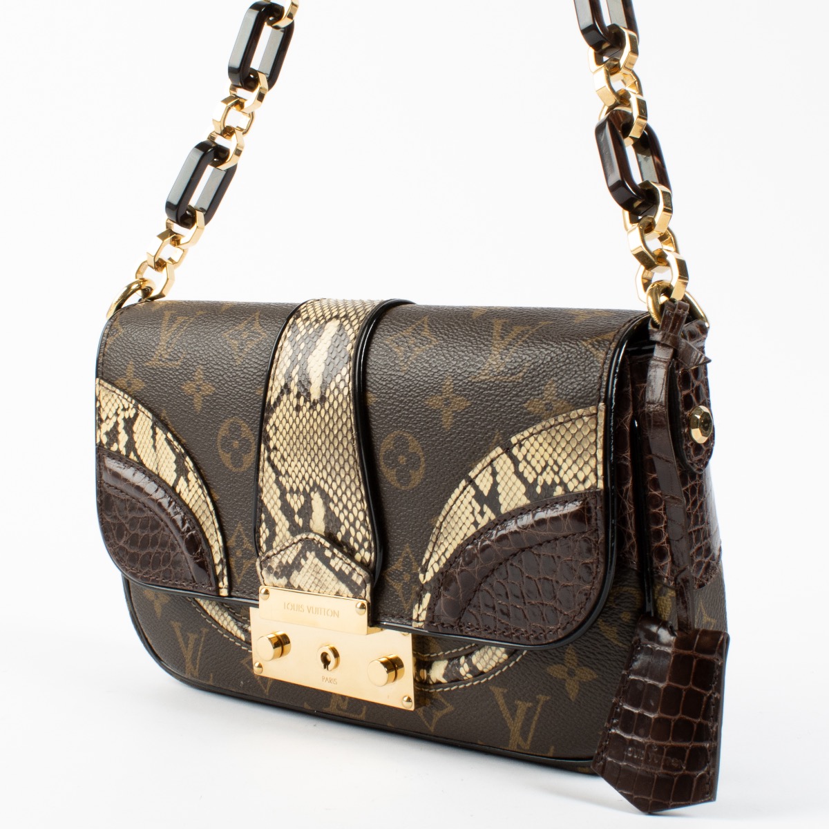 Louis Vuitton Python/Alligator Monogramissime Bag