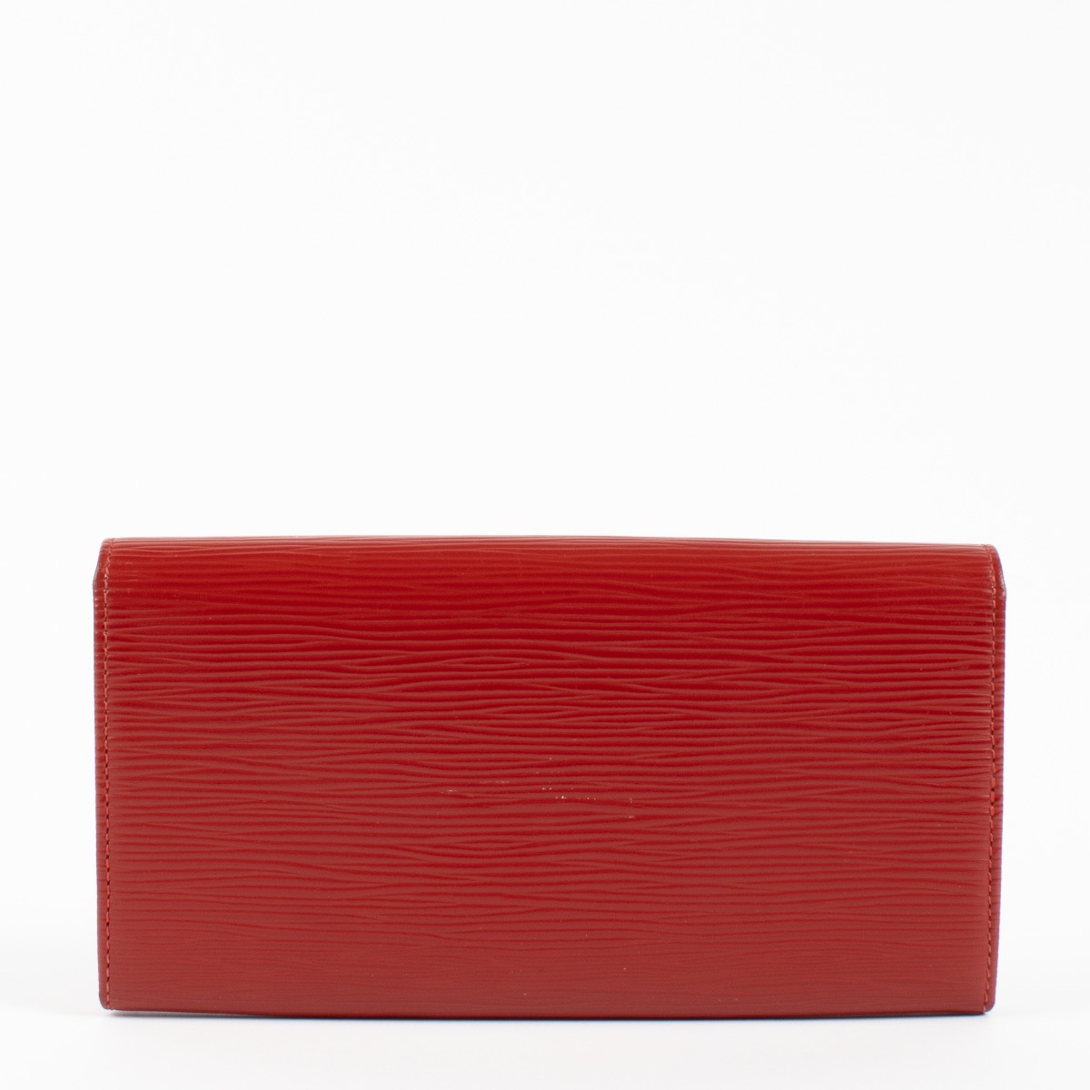 Louis Vuitton Red Epi Leather Sarah Wallet ○ Labellov ○ Buy and