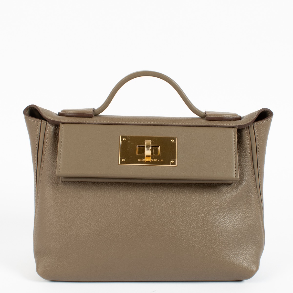 Hermès 24/24 21 Etoupe Evercolor/Swift GHW ○ Labellov