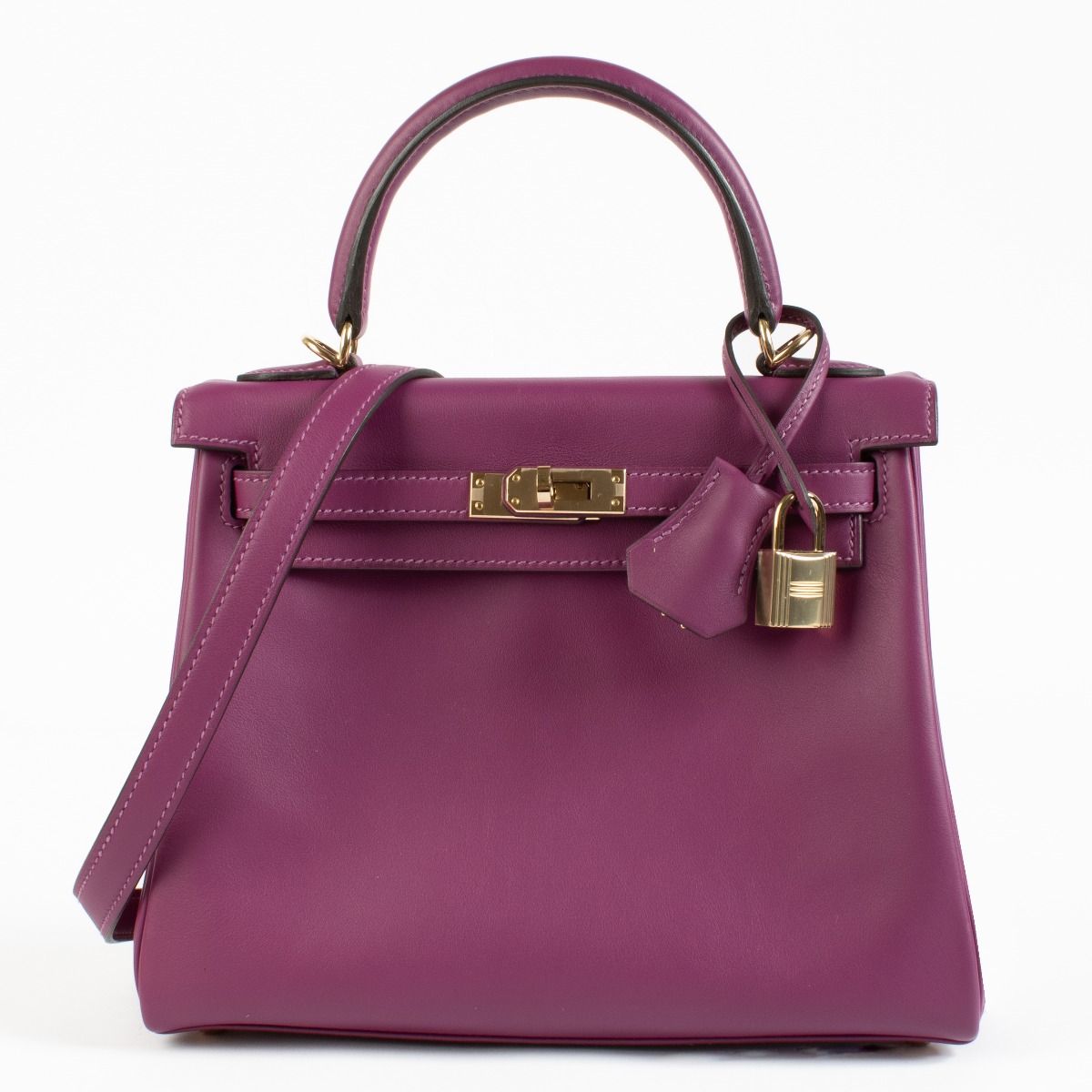 Hermès Kelly 25 Anemone Swift PBHW ○ Labellov ○ Buy and
