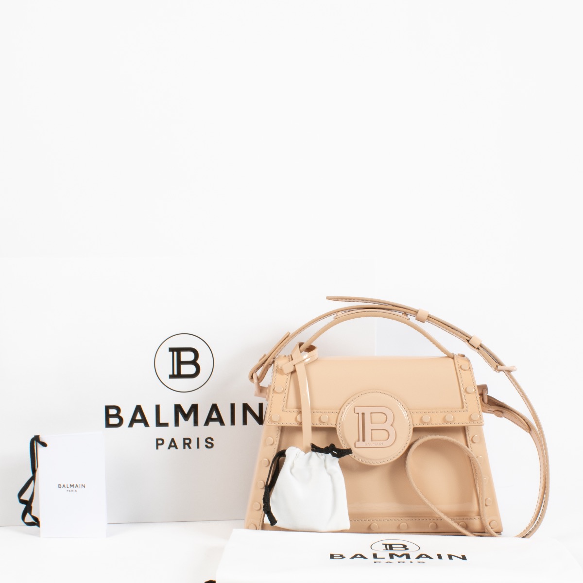 Balmain Pink B-Buzz Dynasty Top Handle Bag ○ Labellov