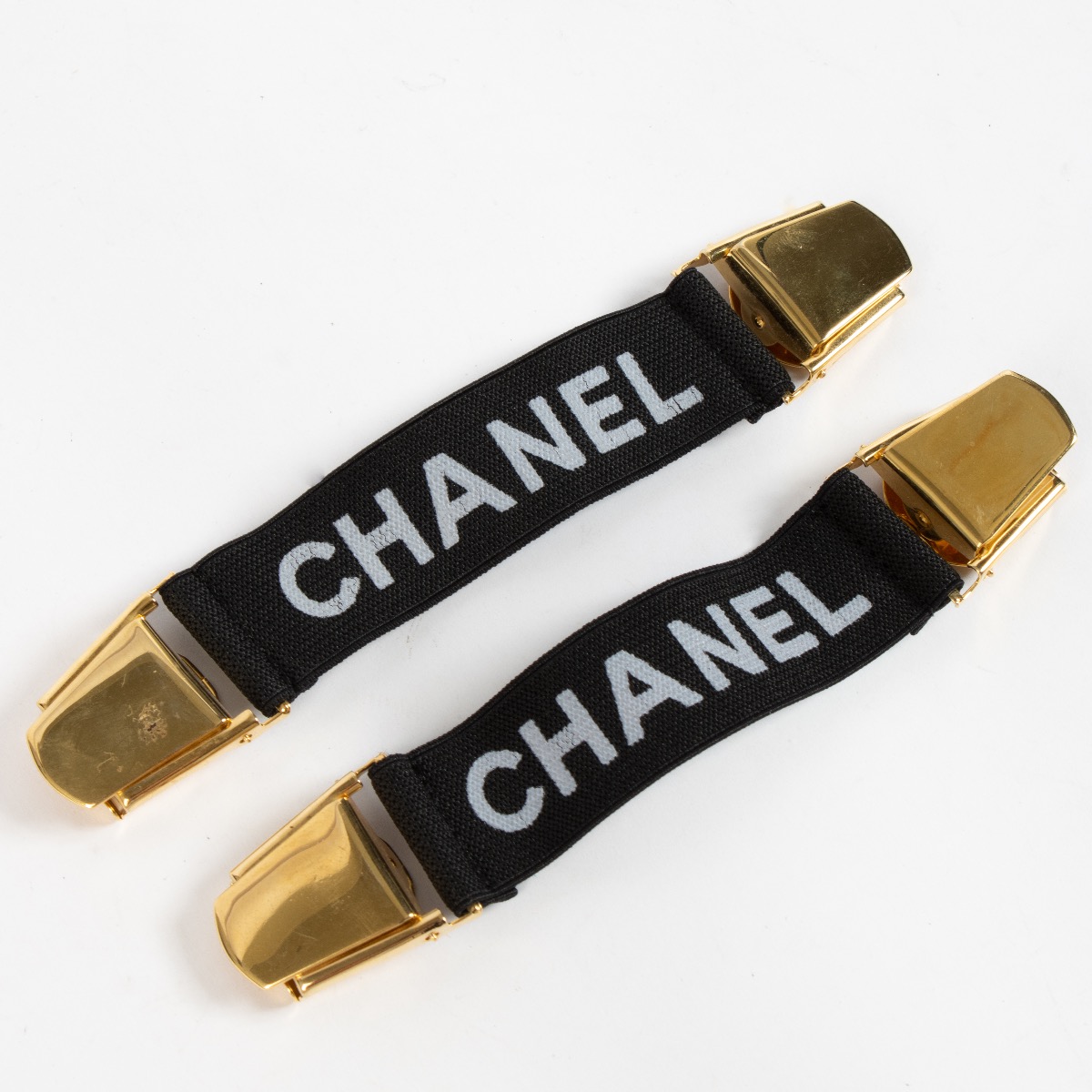 Chanel Vintage Nylon Arm Band Sleeve Garter ○ Labellov