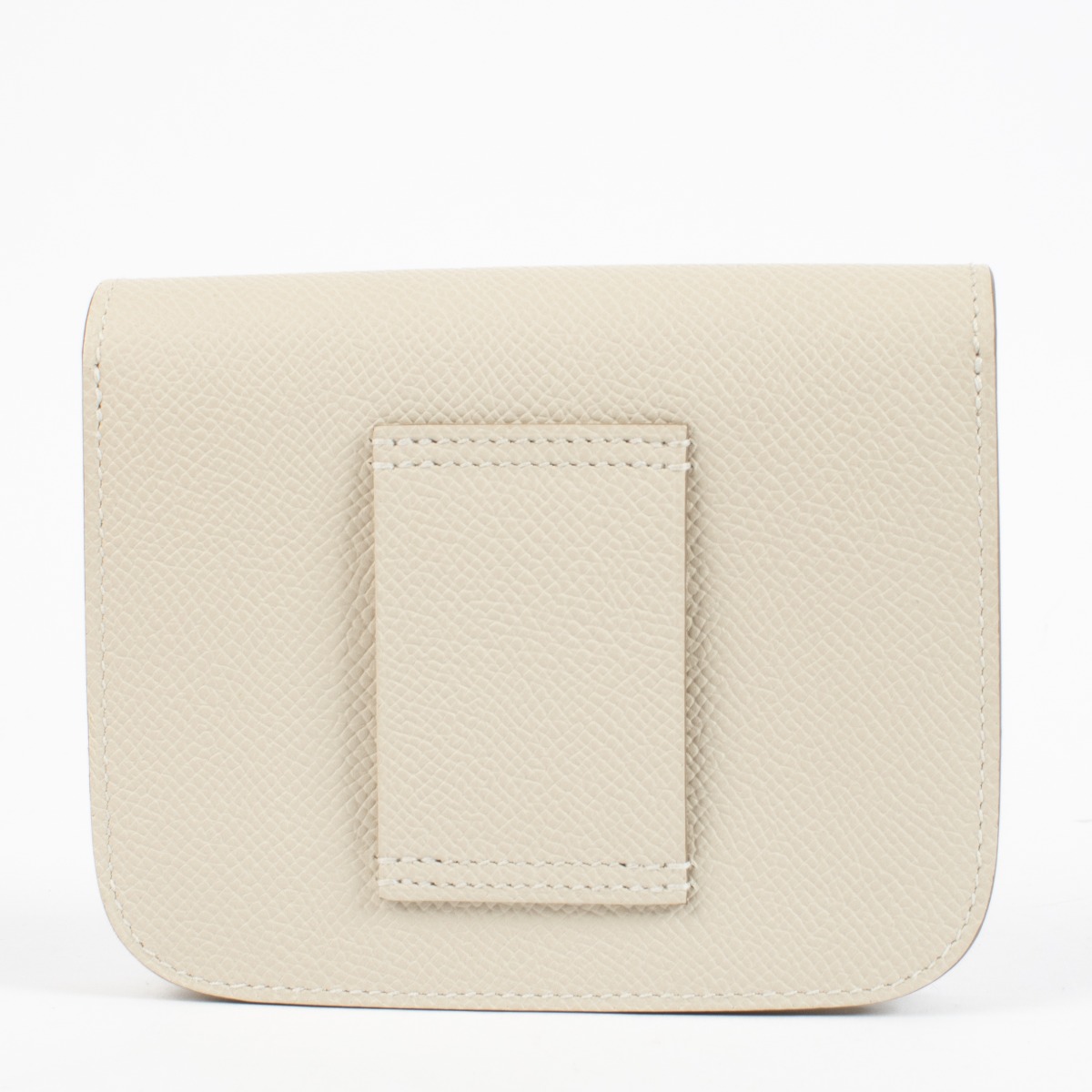 Hermès Constance Slim Wallet Craie Epsom PHW ○ Labellov ○ Buy