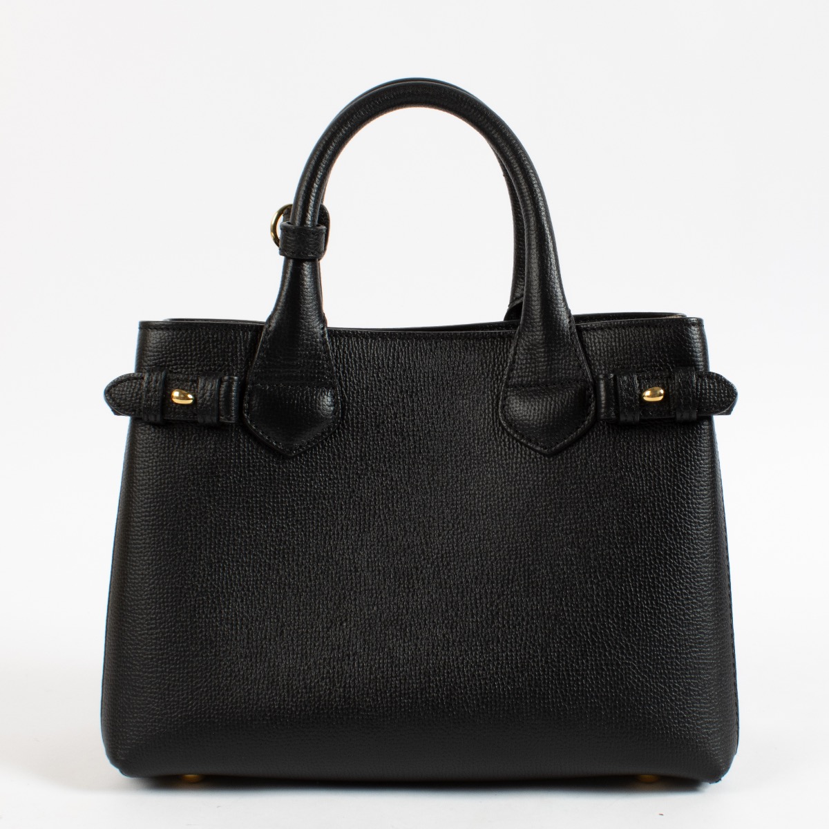 Burberry Black Small Banner Top Handle Bag ○ Labellov ○ Buy and