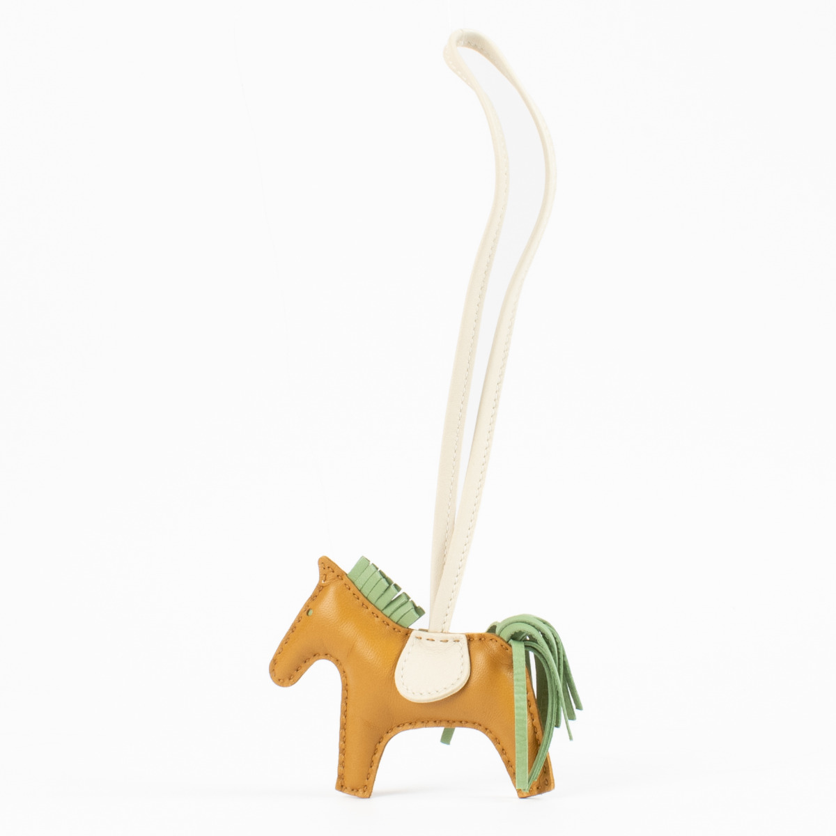 Hermès Rodeo PM Charm Sesame/Vert Criquet/Craie ○ Labellov ○ Buy